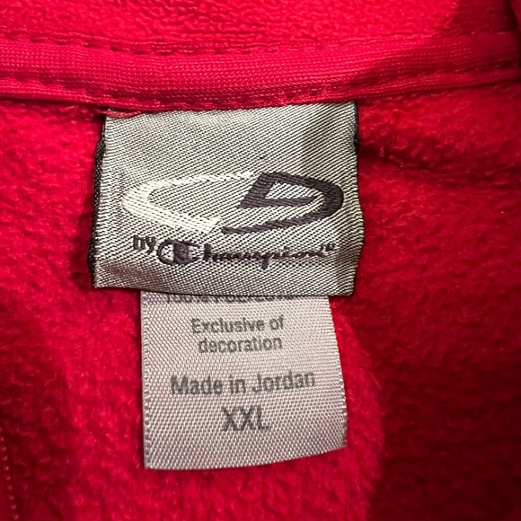 C9 by Champion Red Microfleece 1/4 Zip Activewear Jacket - Picture 2 of 12